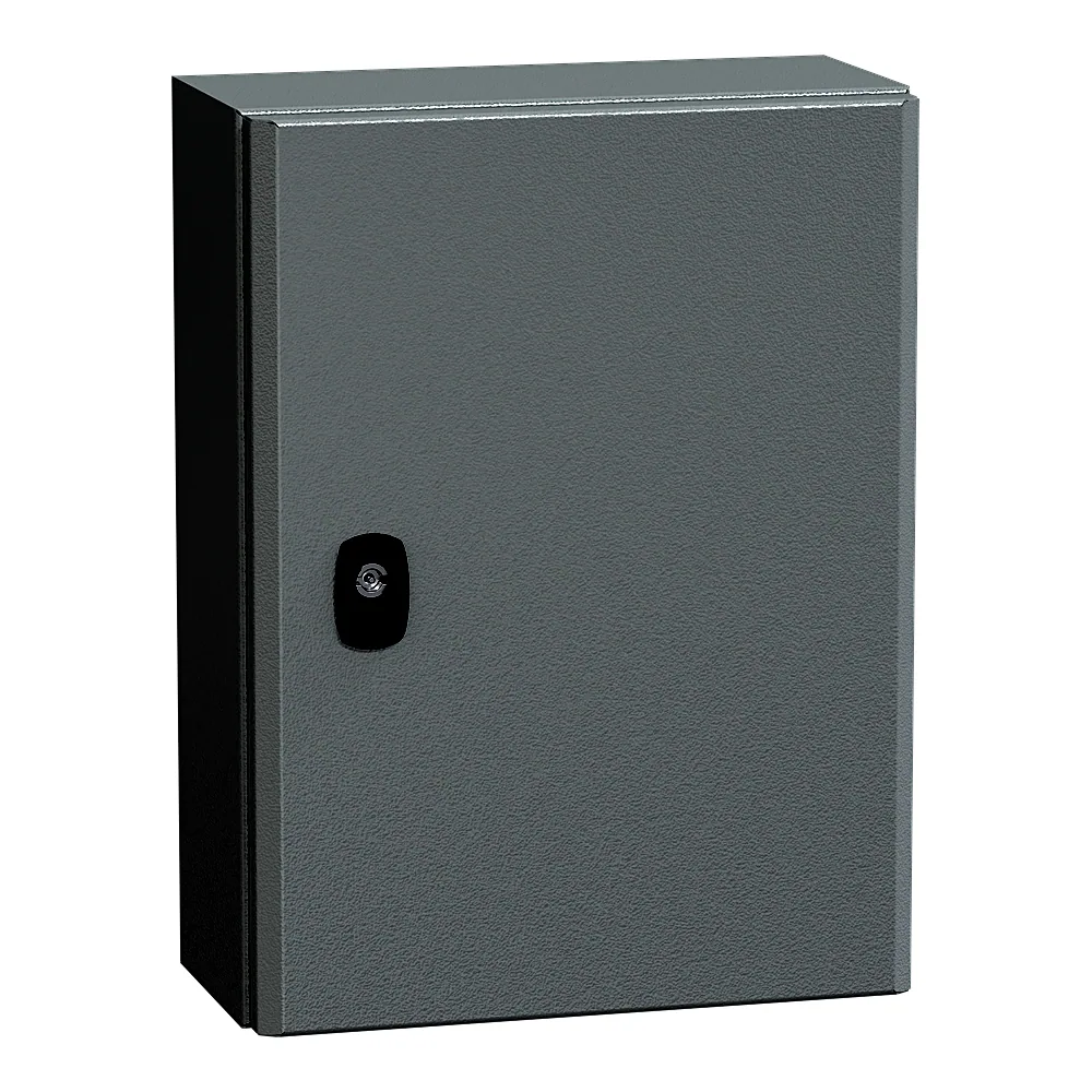 Шафа металева Spacial S3D 400х300х150 мм IP66 з монтажною панеллю Schneider Electric NSYS3D4315P