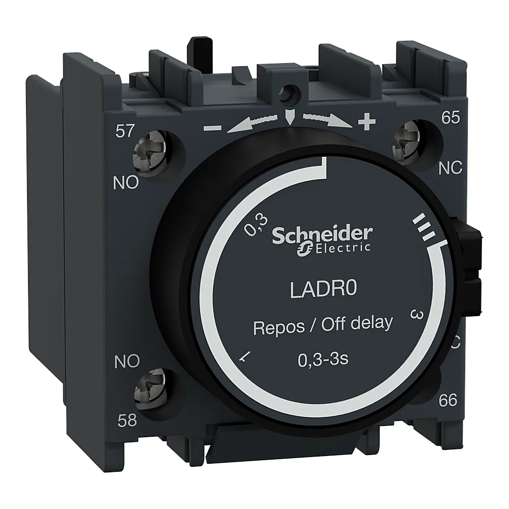 Модуль затримки часу на вимикання 0,3-3 с 1NO+1NC Schneider Electric LADR0