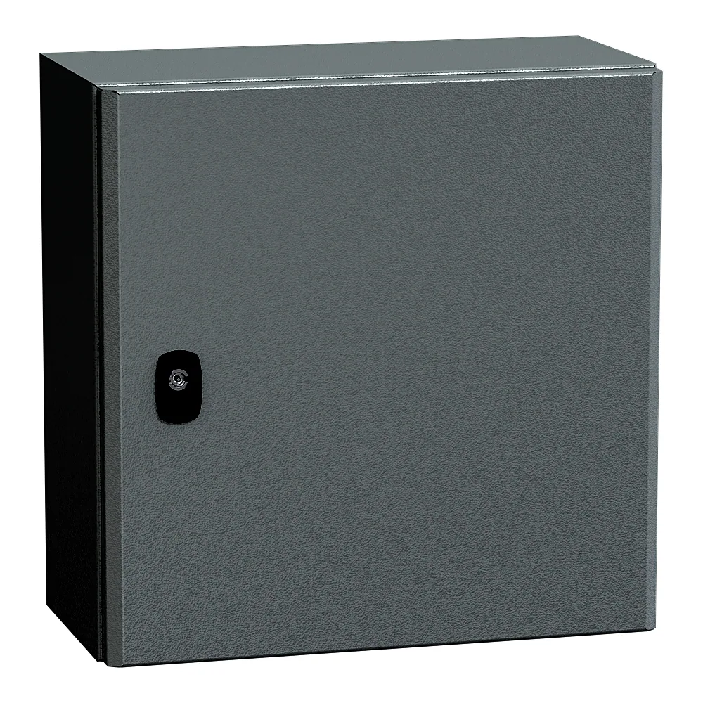 Шафа металева Spacial S3D 400х400х200 мм IP66 з монтажною панеллю Schneider Electric NSYS3D4420P