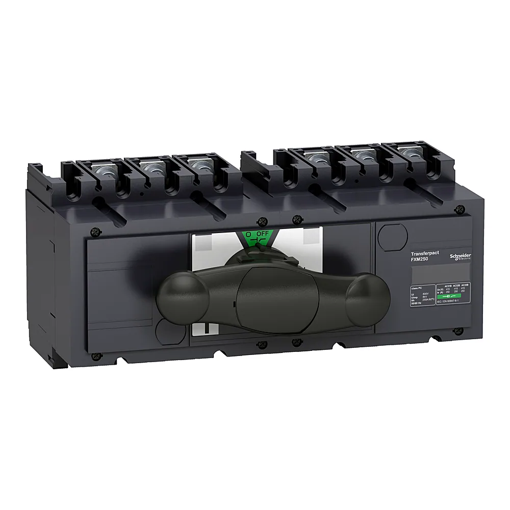 Перемикач навантаження INS250 3P+3P 250 А (1-0-2) Schneider Electric 31146