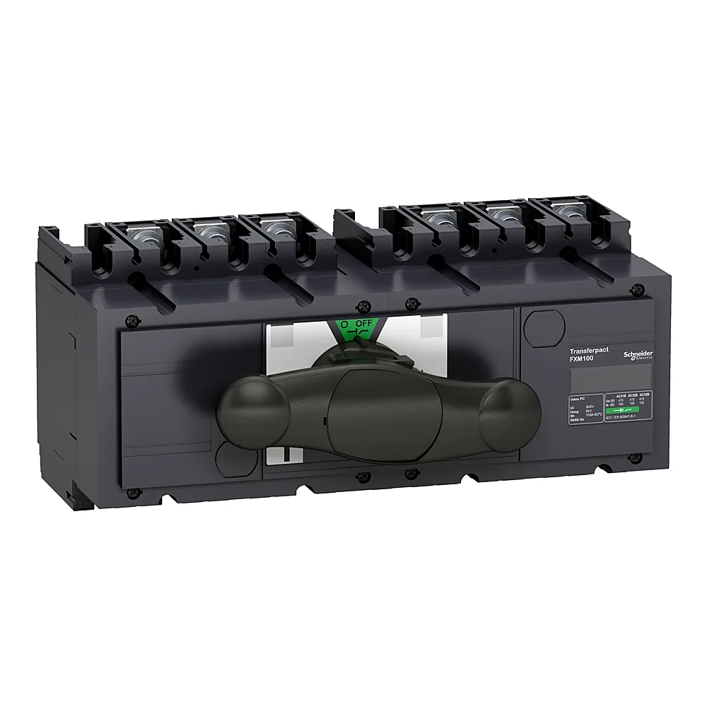 Перемикач навантаження INS250 3P+3P 100 А (1-0-2) Schneider Electric 31140