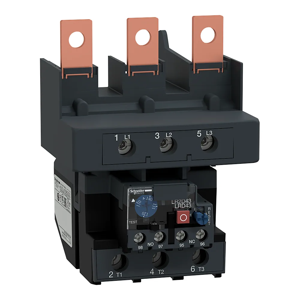 Теплове реле TeSys Deca 110-140 А клас 10A 1NO+1NC Schneider Electric LRD4369