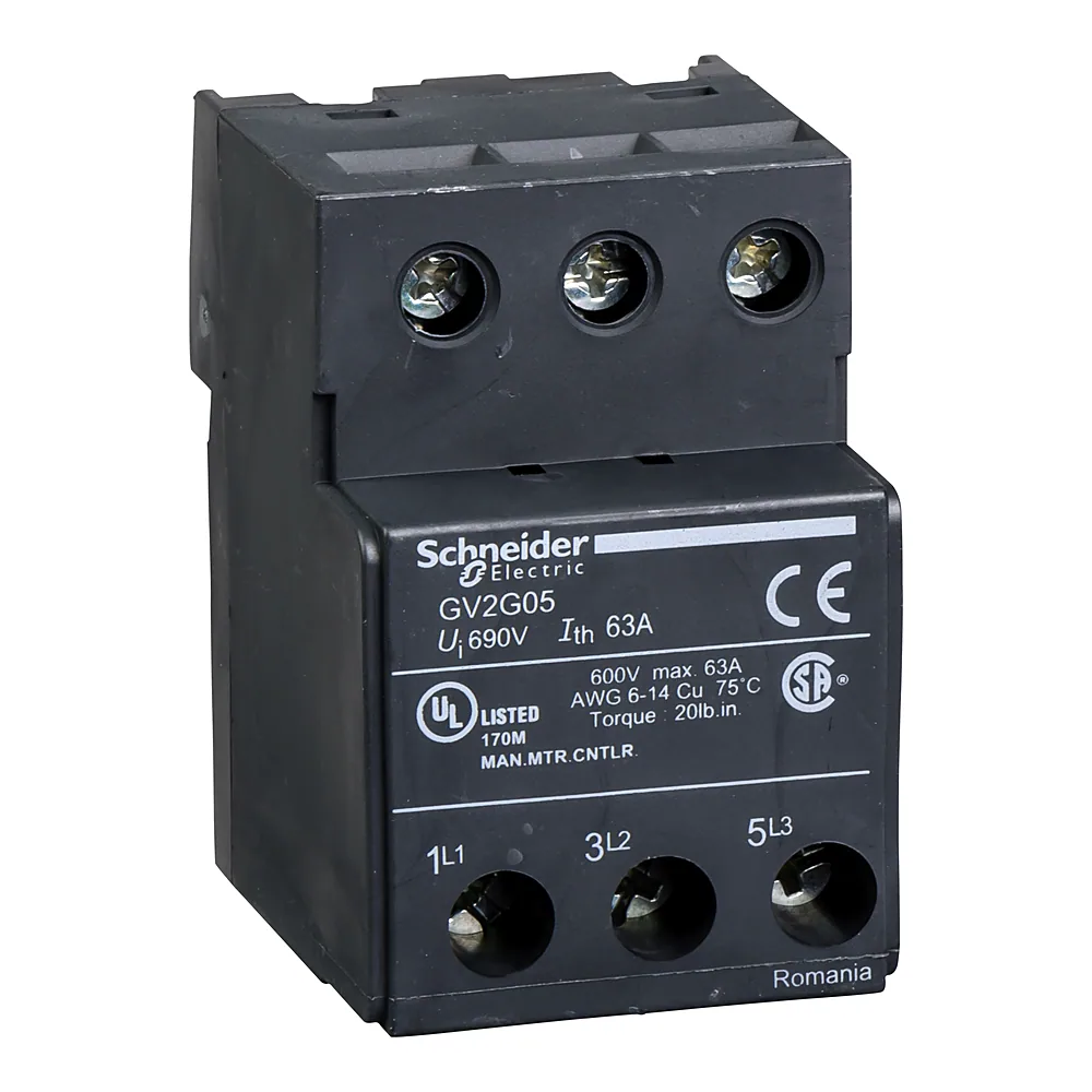 Клемний блок 3P 63 А для шини GV2G Schneider Electric GV2G05