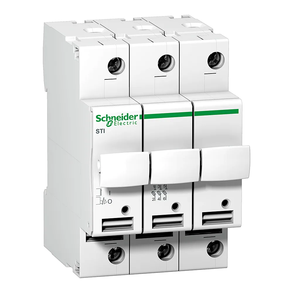 Тримач запобіжника Acti9 STI 3P 20 А 8,5х31,5 мм Schneider Electric A9N15655