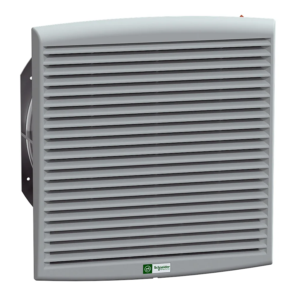 Вентилятор ClimaSys CV 850 м³/год 400 В AC IP54 виріз 291х291 мм RAL 7035 Schneider Electric NSYCVF850M400PF