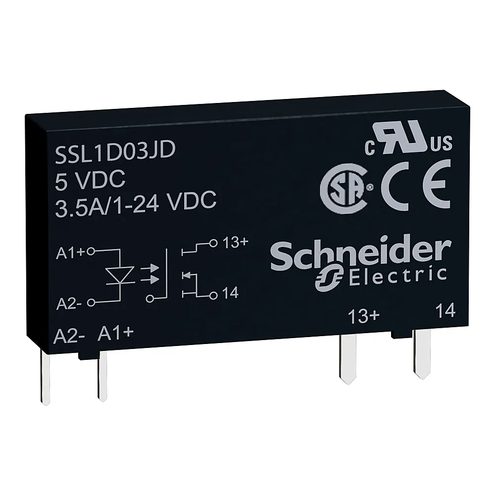 Реле твердотільне SSL 1NO 3,5 А 12 В DC вихід 1-24 В DC Schneider Electric SSL1D03JD