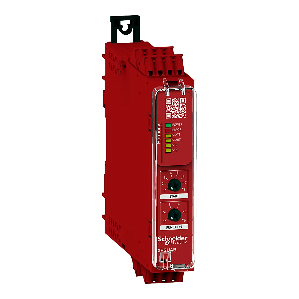Реле безпеки UAB категорія 2 48-240 В пружинні клеми Schneider Electric XPSUAB31CC