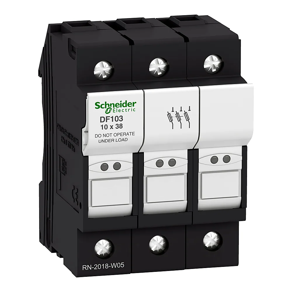 Тримач запобіжника TeSys DF 3P 32 А 10х38 мм Schneider Electric DF103