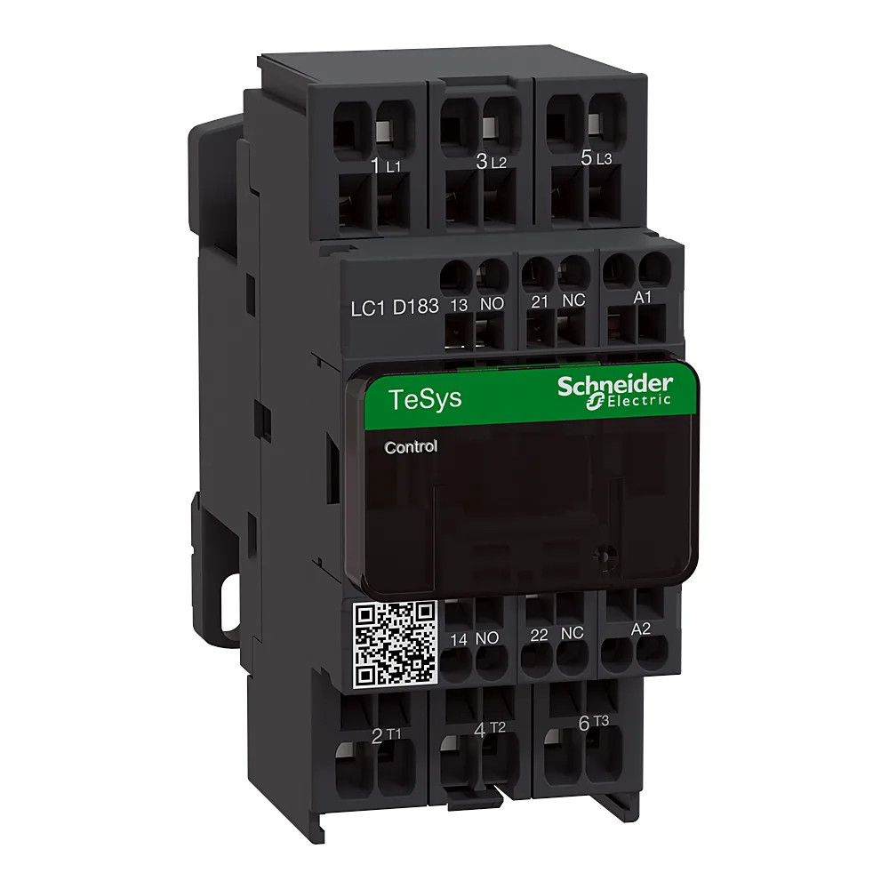 Контактор TeSys Deca 3P 18 А 1NO+1NC котушка 220 В AC 50/60 Гц пружинні затискачі Schneider Electric LC1D183M7