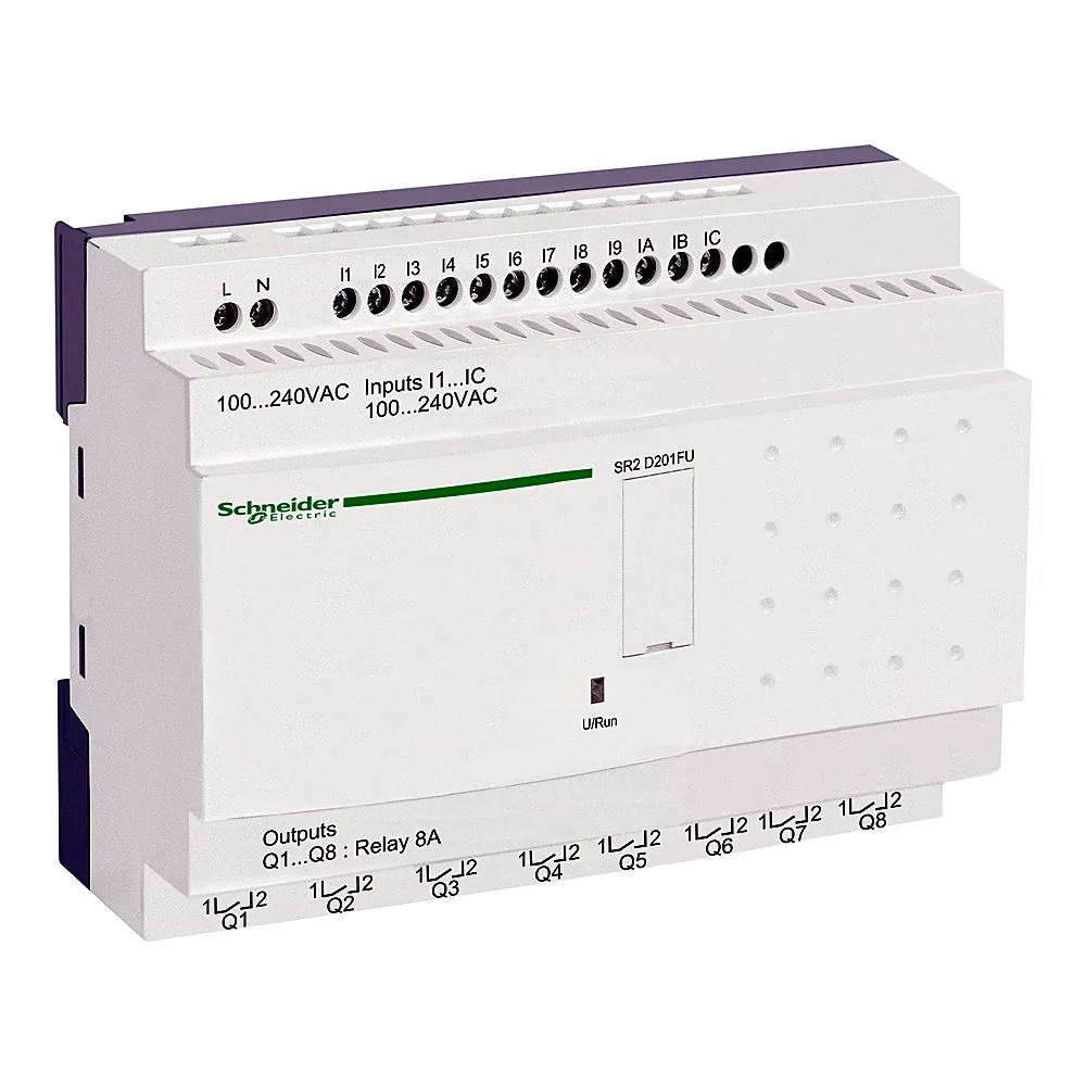 Інтелектуальне реле Zelio Logic 12 входів 8 релейних виходів AC 100-240 В без дисплея Schneider Electric SR2D201FU