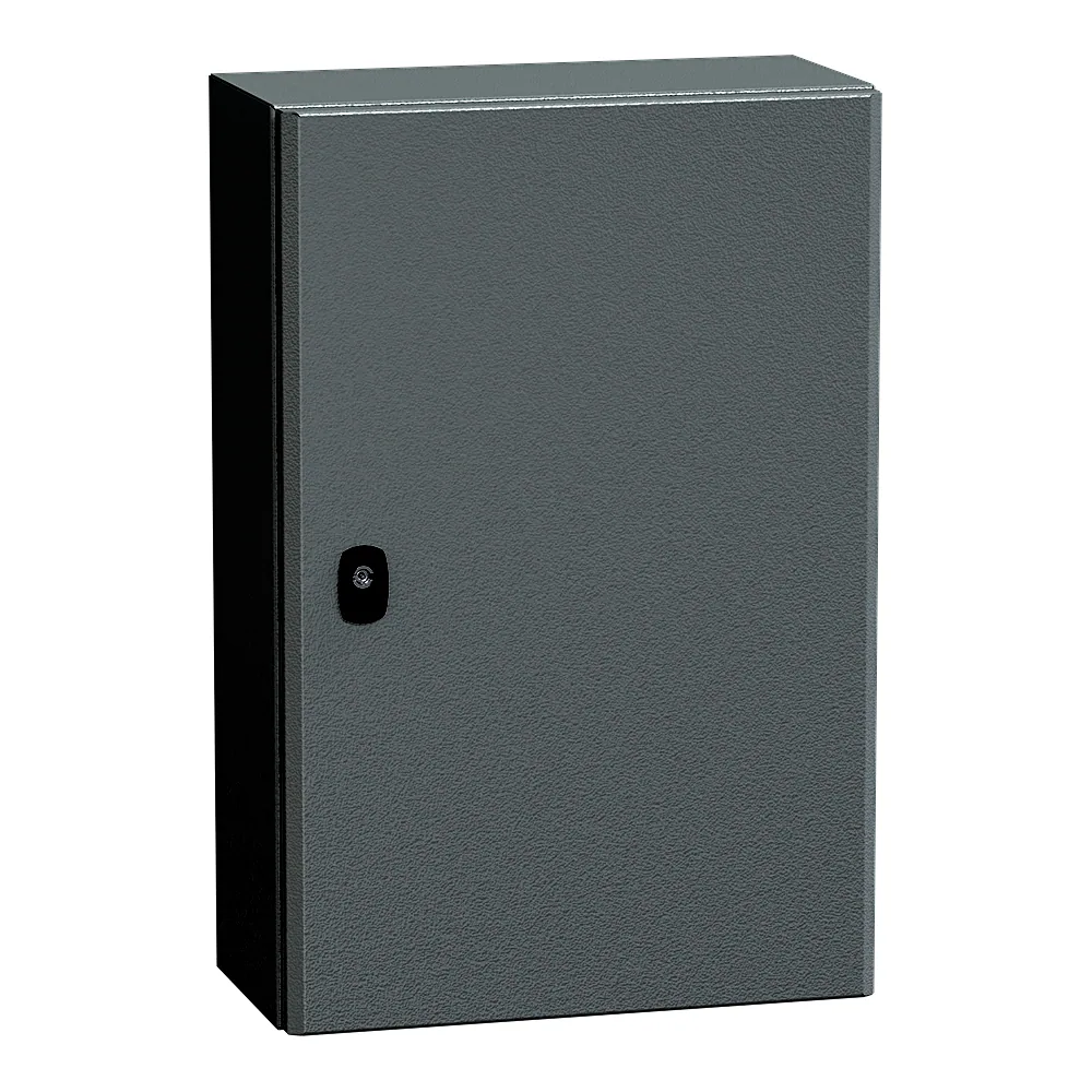 Шафа металева Spacial S3D 600х400х200 мм IP66 з монтажною панеллю Schneider Electric NSYS3D6420P