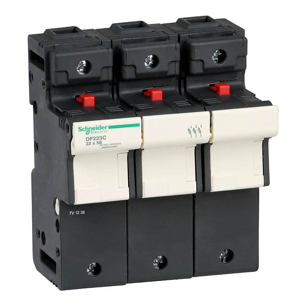 Тримач запобіжника TeSys DF 3P 125 А 22х58 мм Schneider Electric DF223C