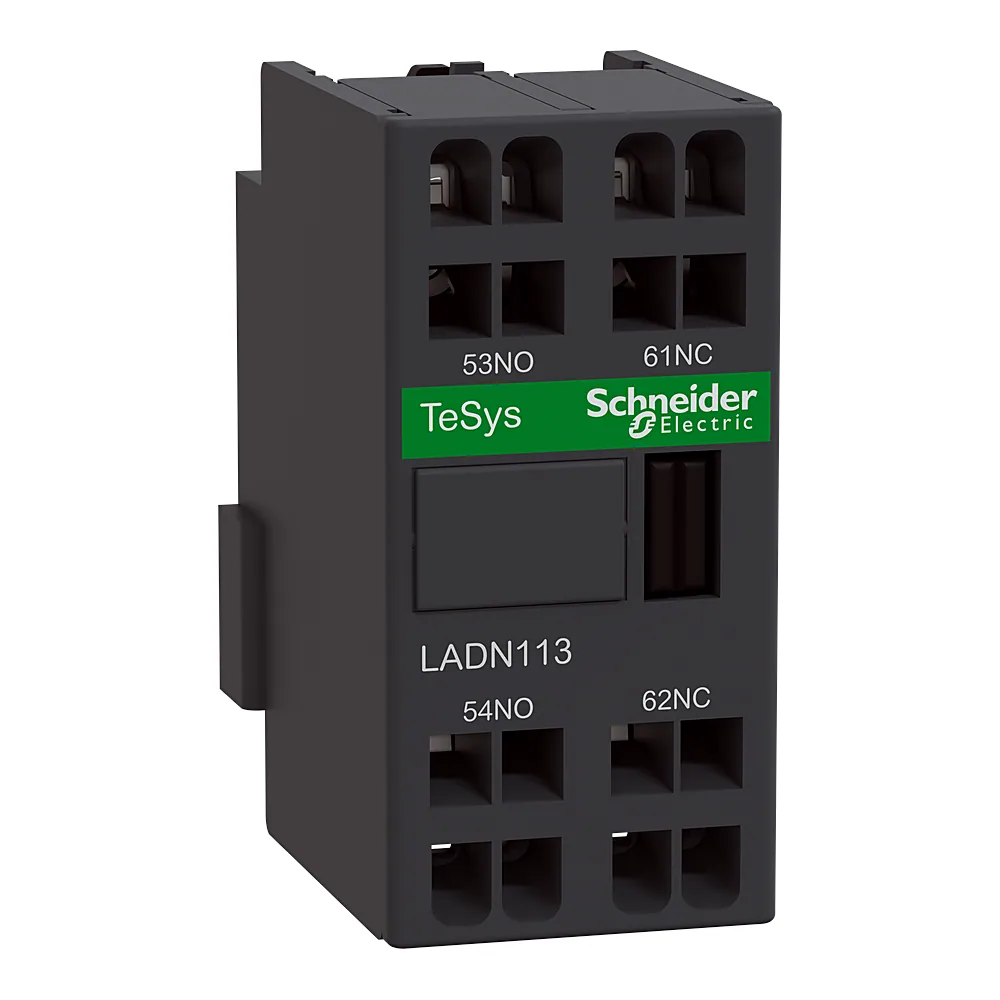Блок-контакт 1NO+1NC фронтальний пружинні затискачі Schneider Electric LADN113