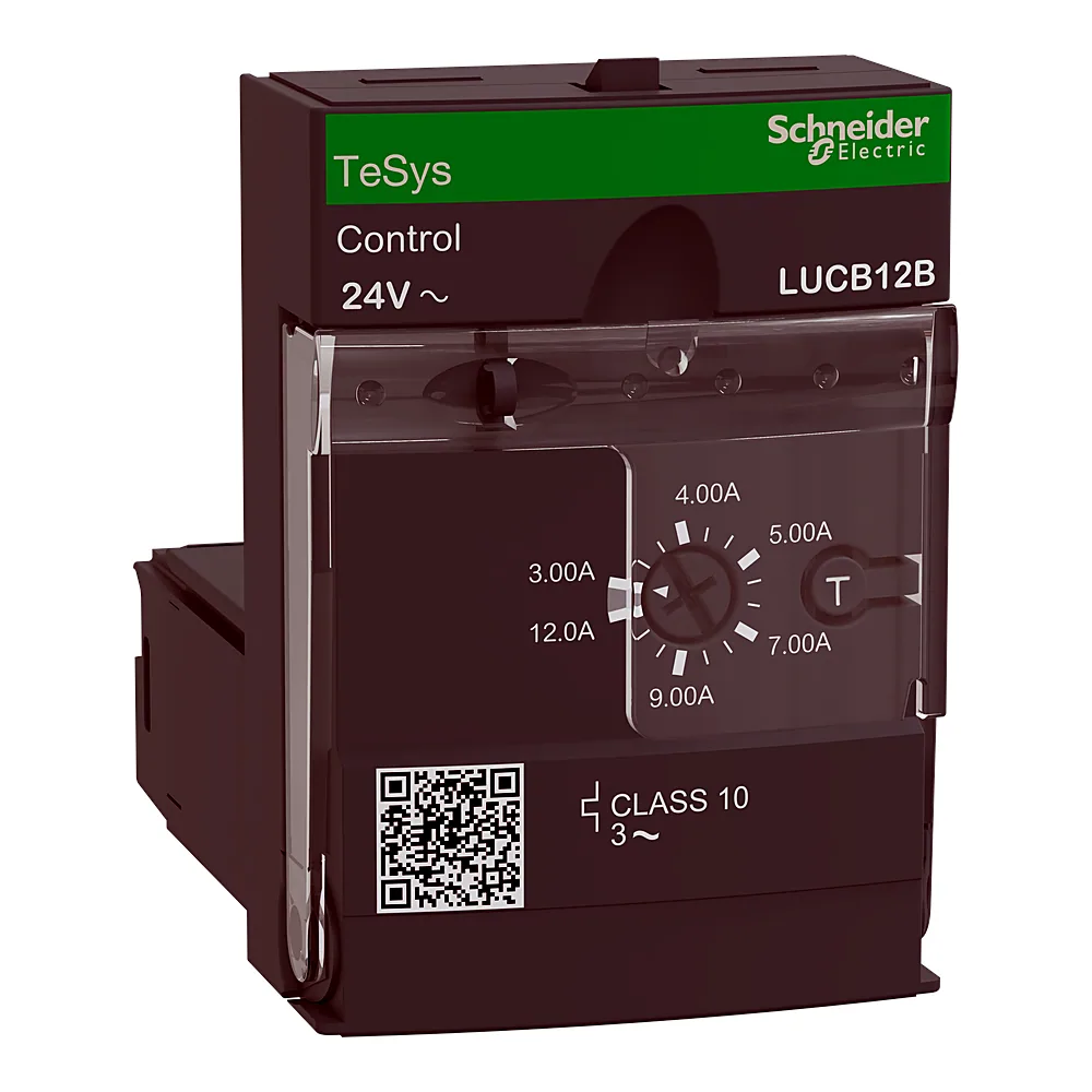 Блок керування вдосконалений TeSys U 3-12 А AC 24 В CL10 3P Schneider Electric LUCB12B
