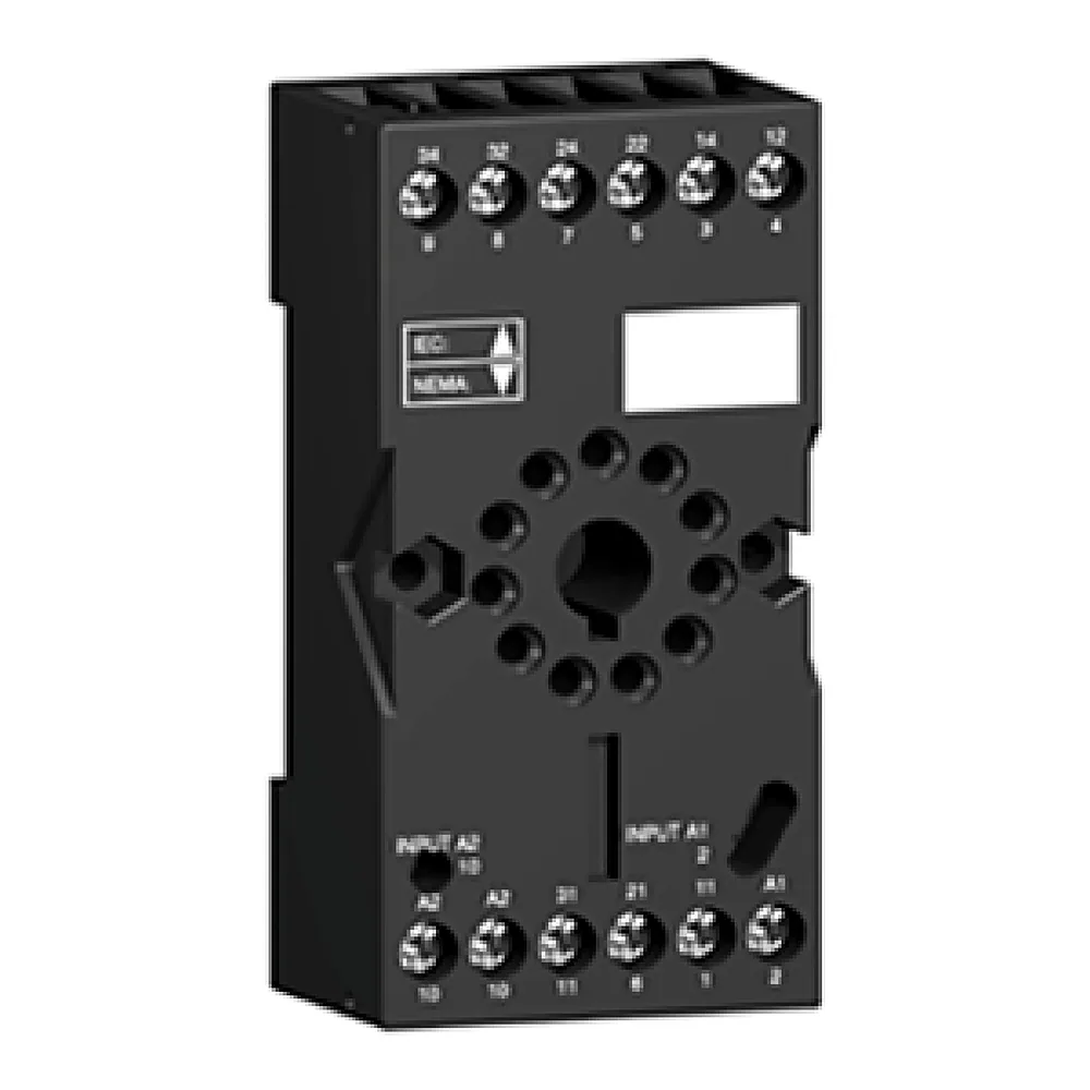 Цоколь для реле RUM 3CO 10 А з циліндричними контактами Schneider Electric RUZC3M