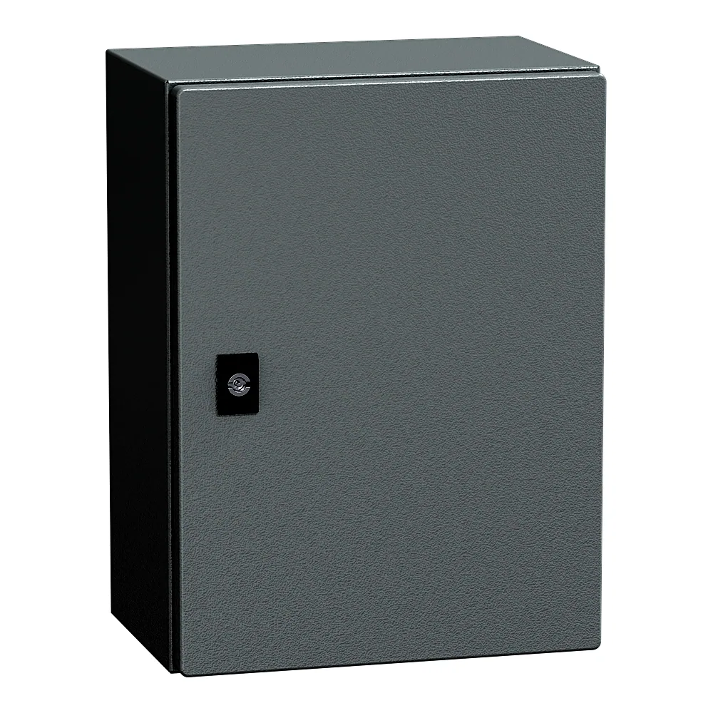 Шафа металева Spacial CRN 400х300х200 мм IP66 з монтажною панеллю Schneider Electric NSYCRN43200P
