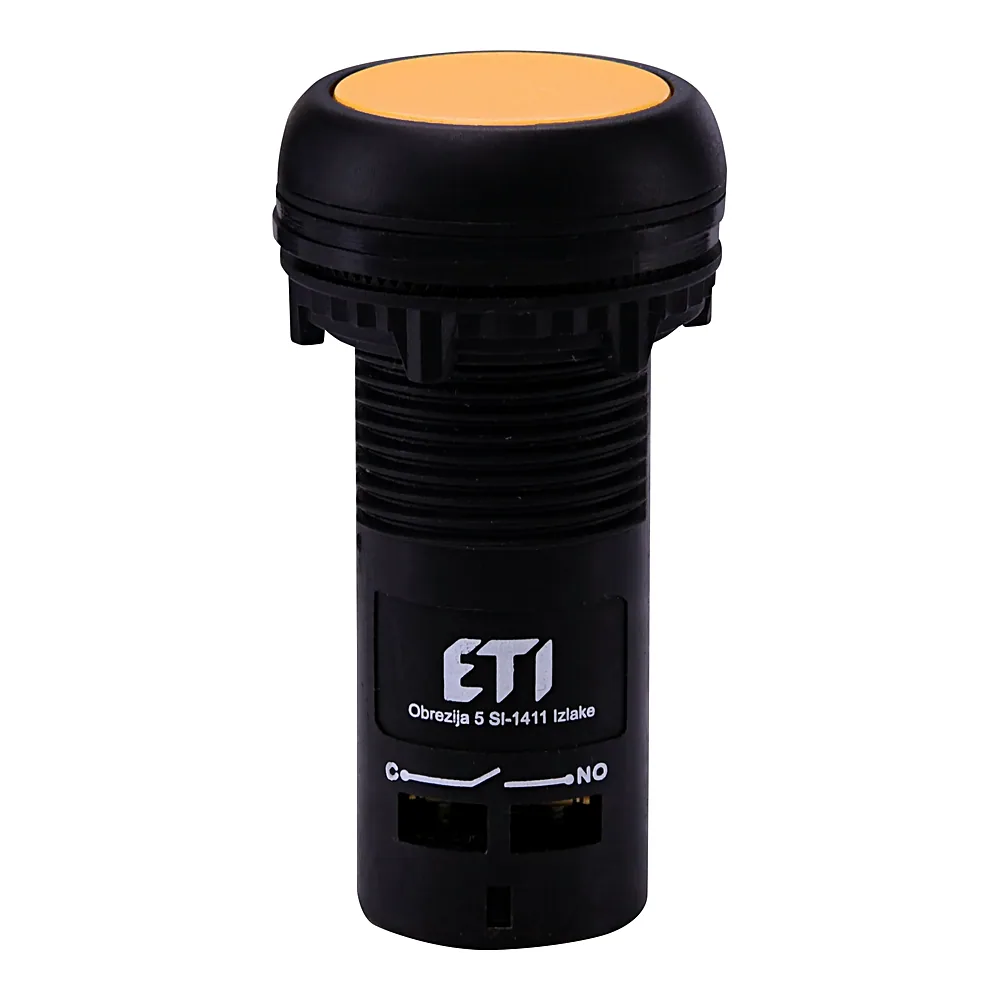 Кнопка керування ETI ECF-10-Y заглиблена 1NO жовта 4771452