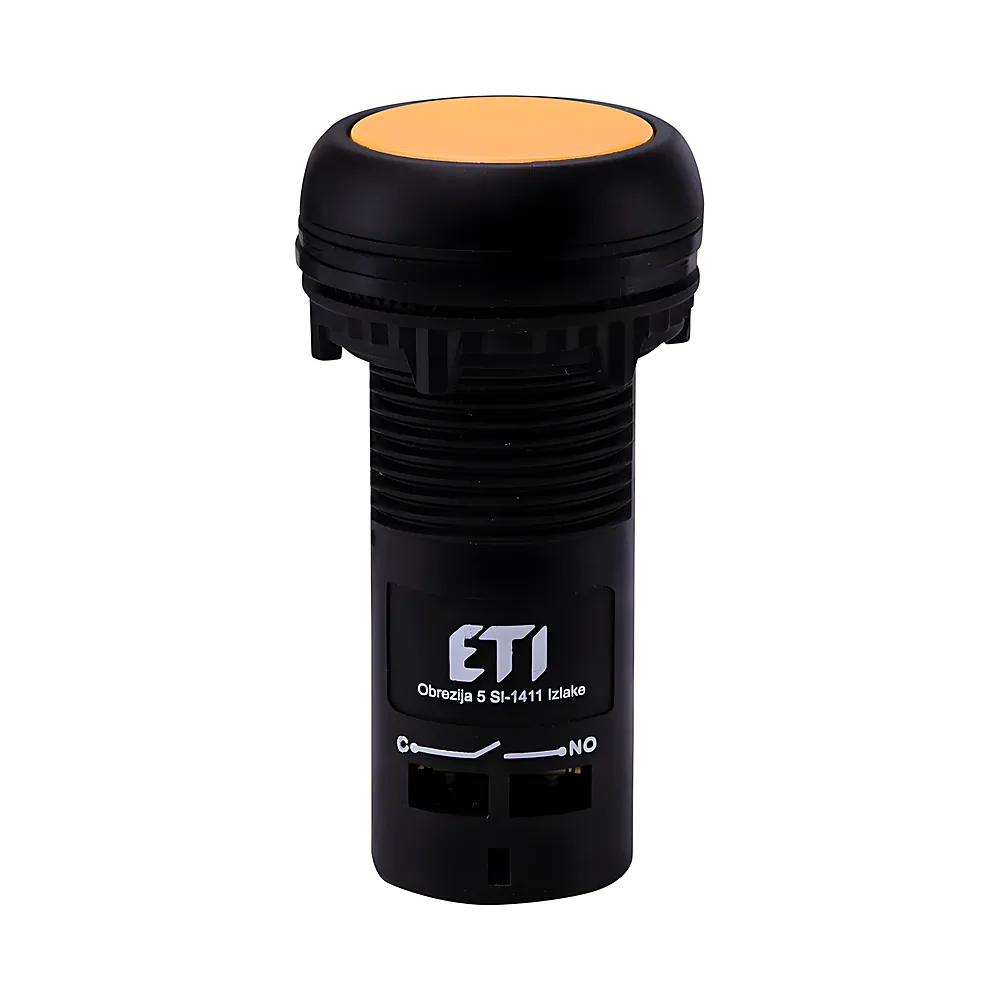 Кнопка керування ETI ECF-10-Y заглиблена 1NO жовта 4771452