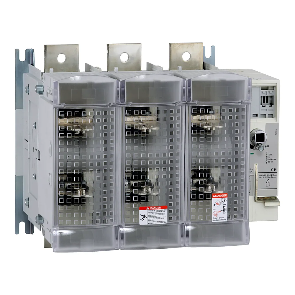 Рубильник з запобіжниками TeSys GS 3P 630 А розмір 3 Schneider Electric GS2S3