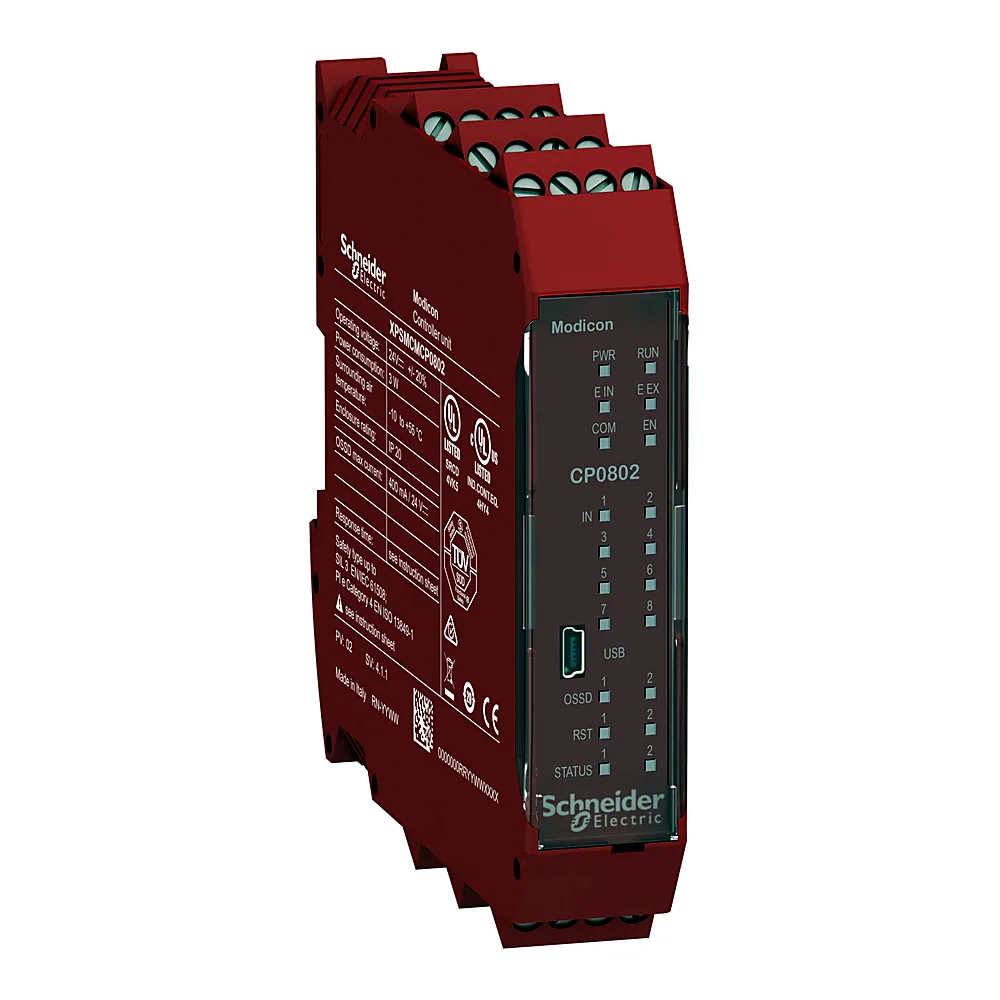 Контролер логічний програмований безпеки Preventa Schneider Electric XPSMCMCP0802