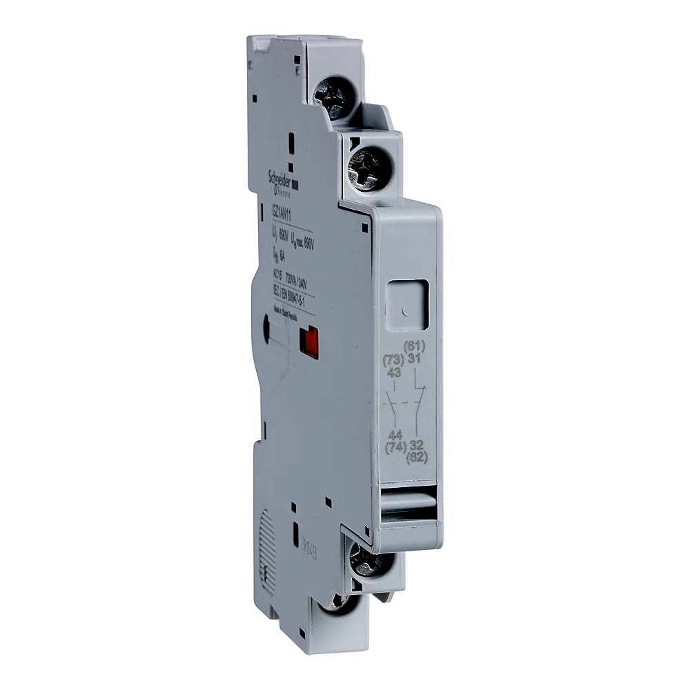 Додатковий контакт миттєвої дії 2NO для EasyTeSys GZ1 Schneider Electric GZ1AN20