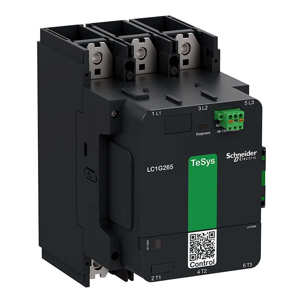 Контактор TeSys Giga 3P 400 А 1NO+1NC котушка 100-250 В AC/DC Schneider Electric LC1G400KUEN