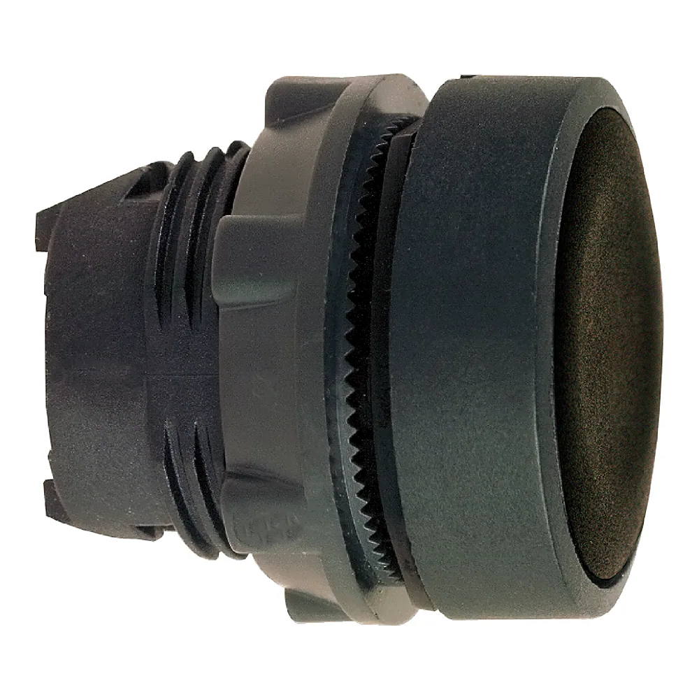 Головка кнопки Harmony XB5 D22 мм з поверненням плоска чорна Schneider Electric ZB5AA2