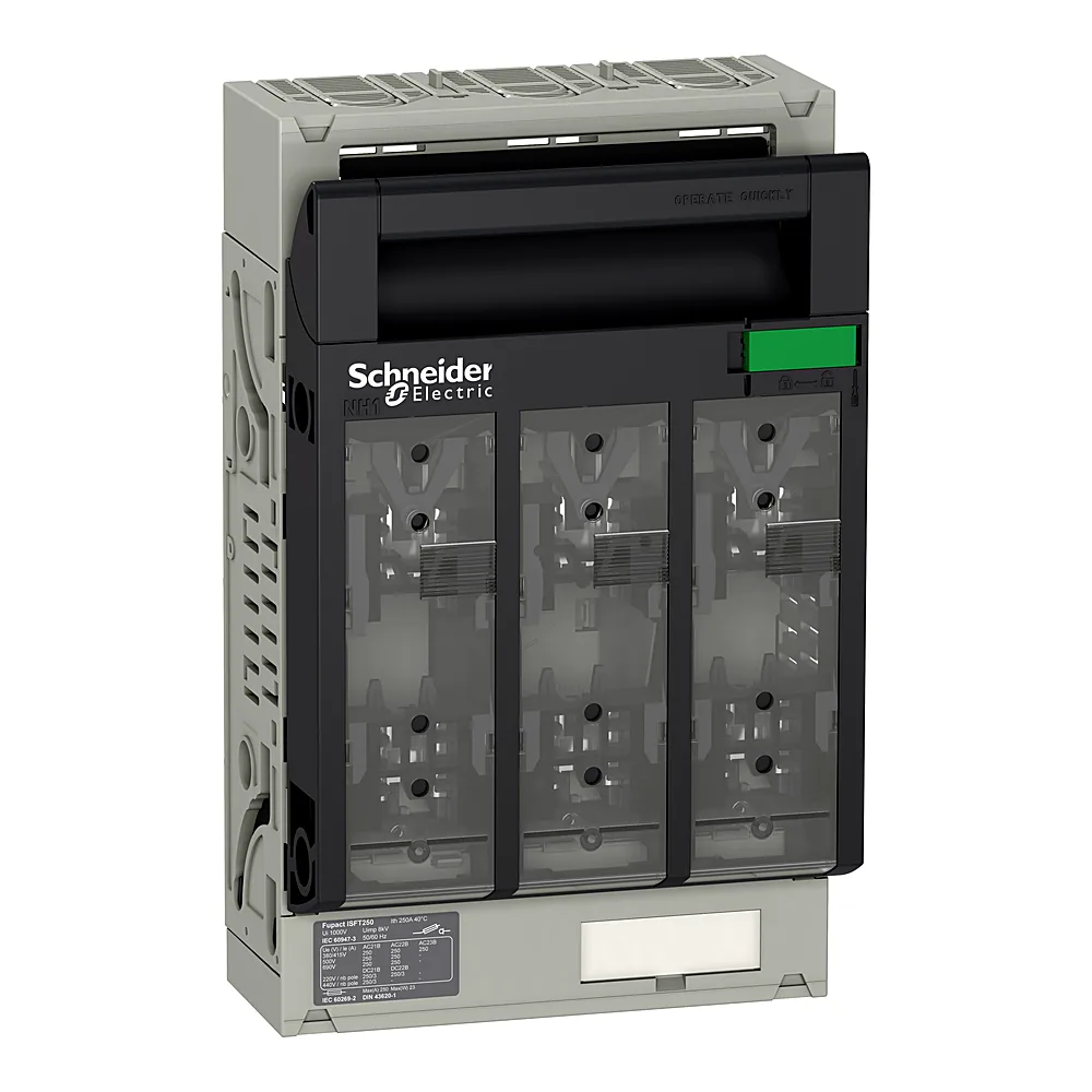 Роз'єднувач FuPacT ISFT250 NH1 250 А під'єднання M10 Schneider Electric LV480804