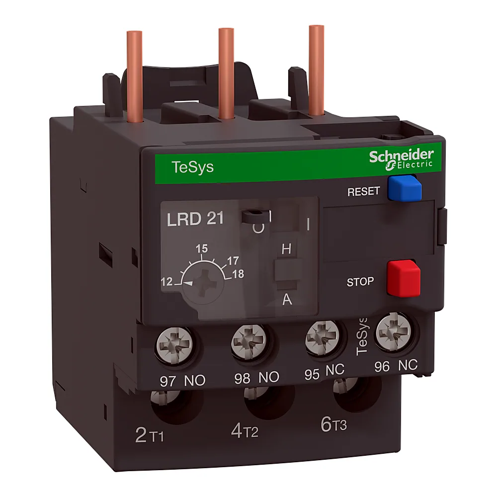 Теплове реле TeSys Deca 12-18 А клас 10A 1NO+1NC Schneider Electric LRD216