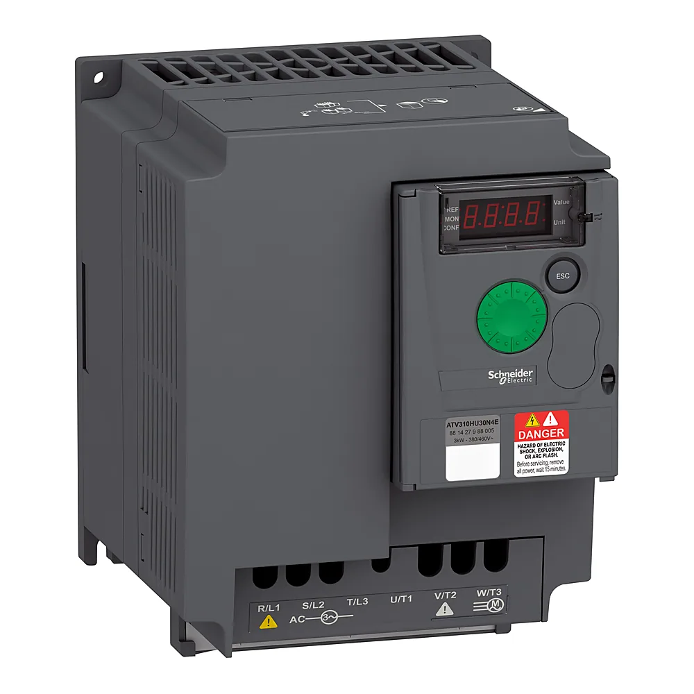 Перетворювач частоти Altivar ATV310 3 кВт 380-460 В 3-фазний IP20 без ЕМС-фільтра Schneider Electric ATV310HU30N4E