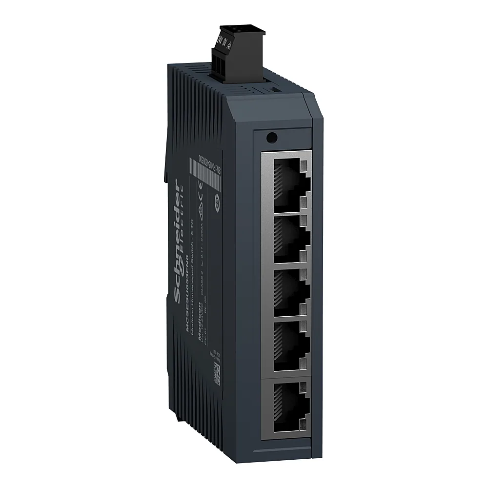 Комутатор Ethernet некерований Modicon 5 портів RJ45 Schneider Electric MCSESU053FN0