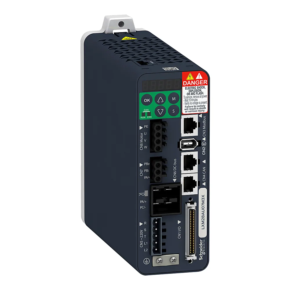 Сервопривод Lexium LXM28 1-фазний 220 В 400 Вт Schneider Electric LXM28AU04M3X