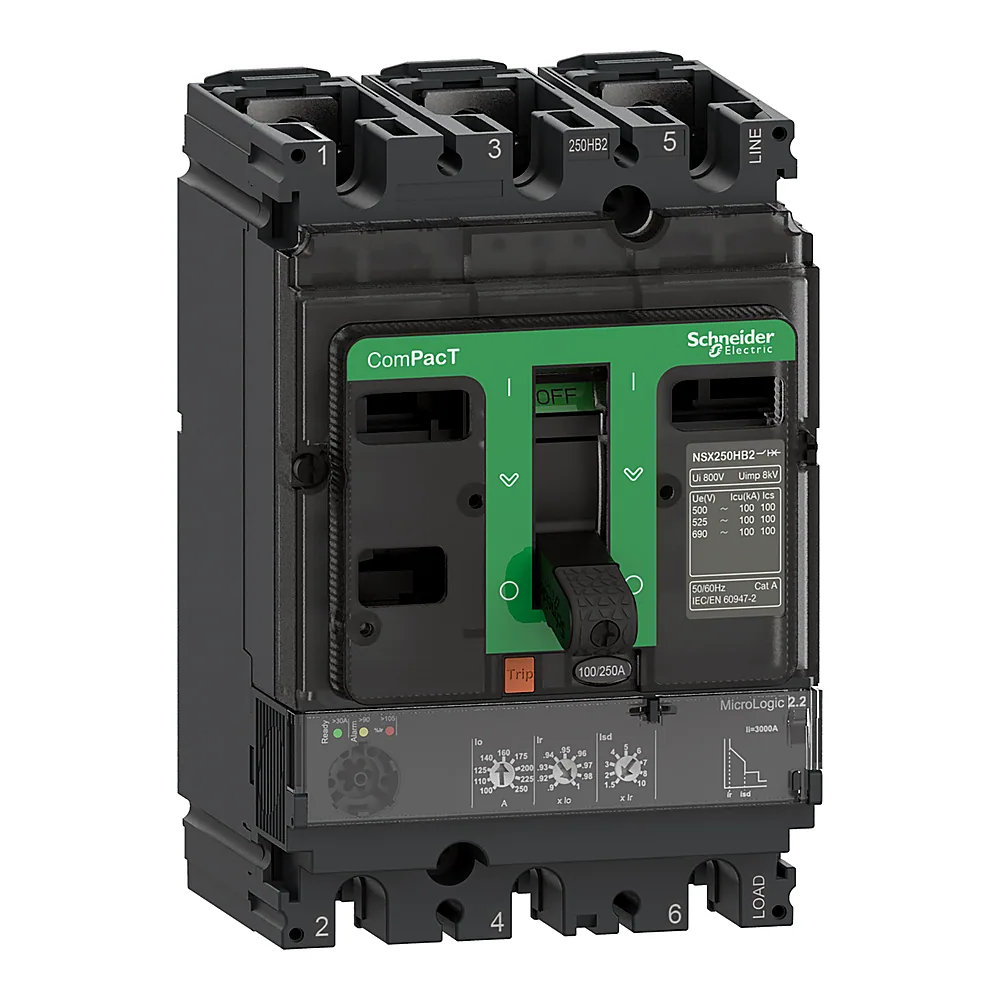 Автоматичний вимикач Compact NSX100N 3P3D Micrologic 2.2 40 А 50 кА AC Schneider Electric C10N32D040