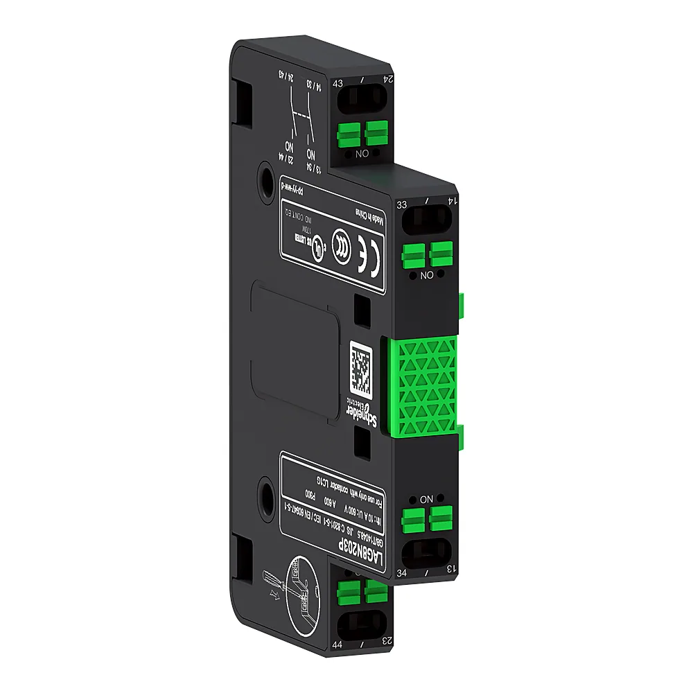 Блок-контакт TeSys Giga 2NO бічний 1-й для LC1G Schneider Electric LAG8N203P