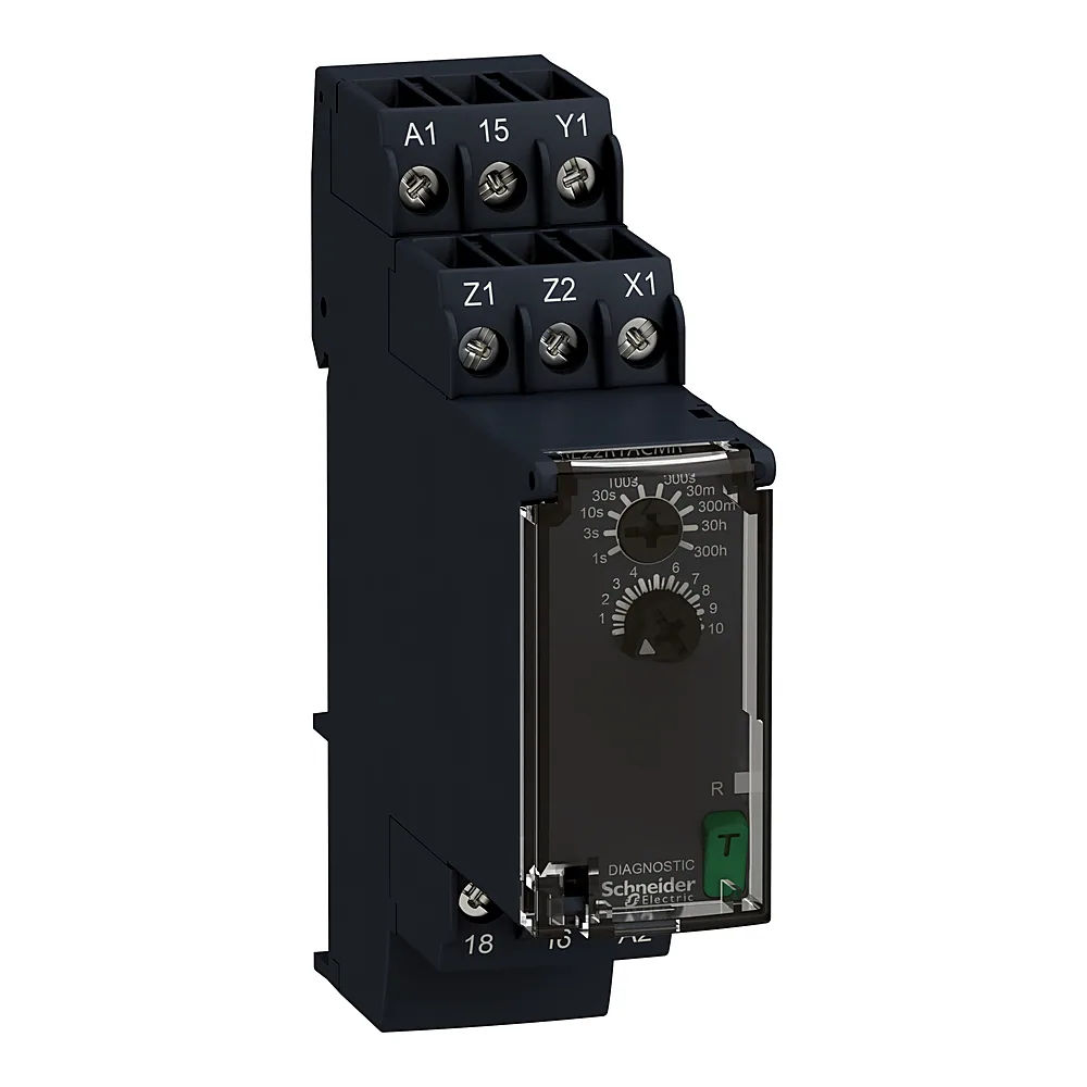 Реле часу двофункціональне затримка вмикання 22,5 мм Schneider Electric RE22R1ACMR