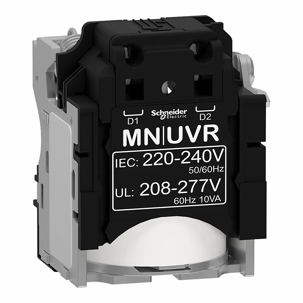 Розчеплювач мінімальної напруги MN 240 В 50 Гц 277 В 60 Гц для NSX100-630 Schneider Electric LV429407