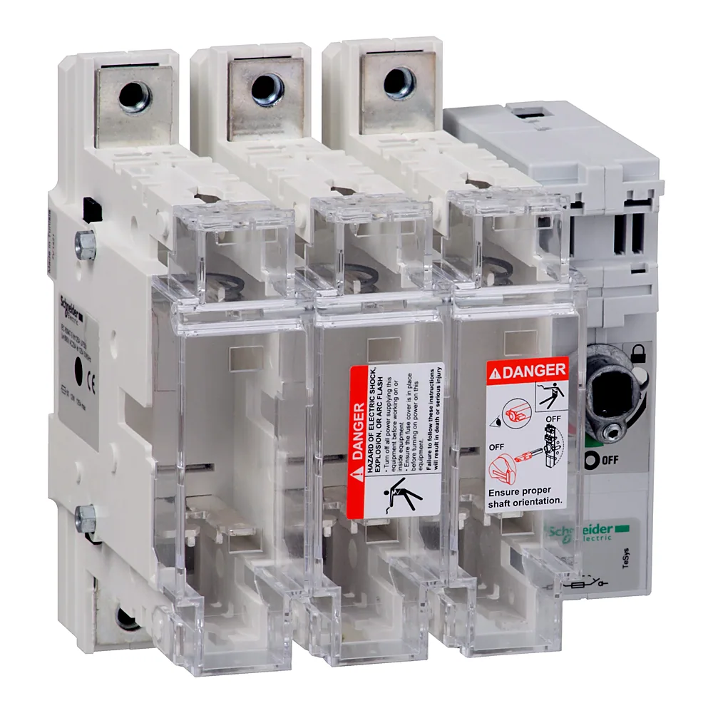 Рубильник з запобіжниками TeSys GS 3P 160 А розмір 0 Schneider Electric GS2L3