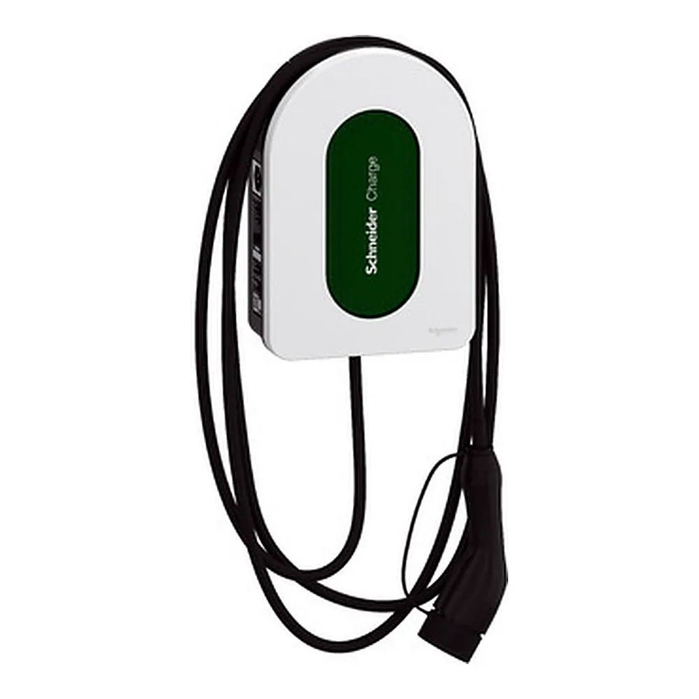 Зарядна станція Schneider Charge 11 кВт 16 А 3P+N з вбудованим кабелем T2 5 м IP55 Schneider Electric EVH5A11N2C5