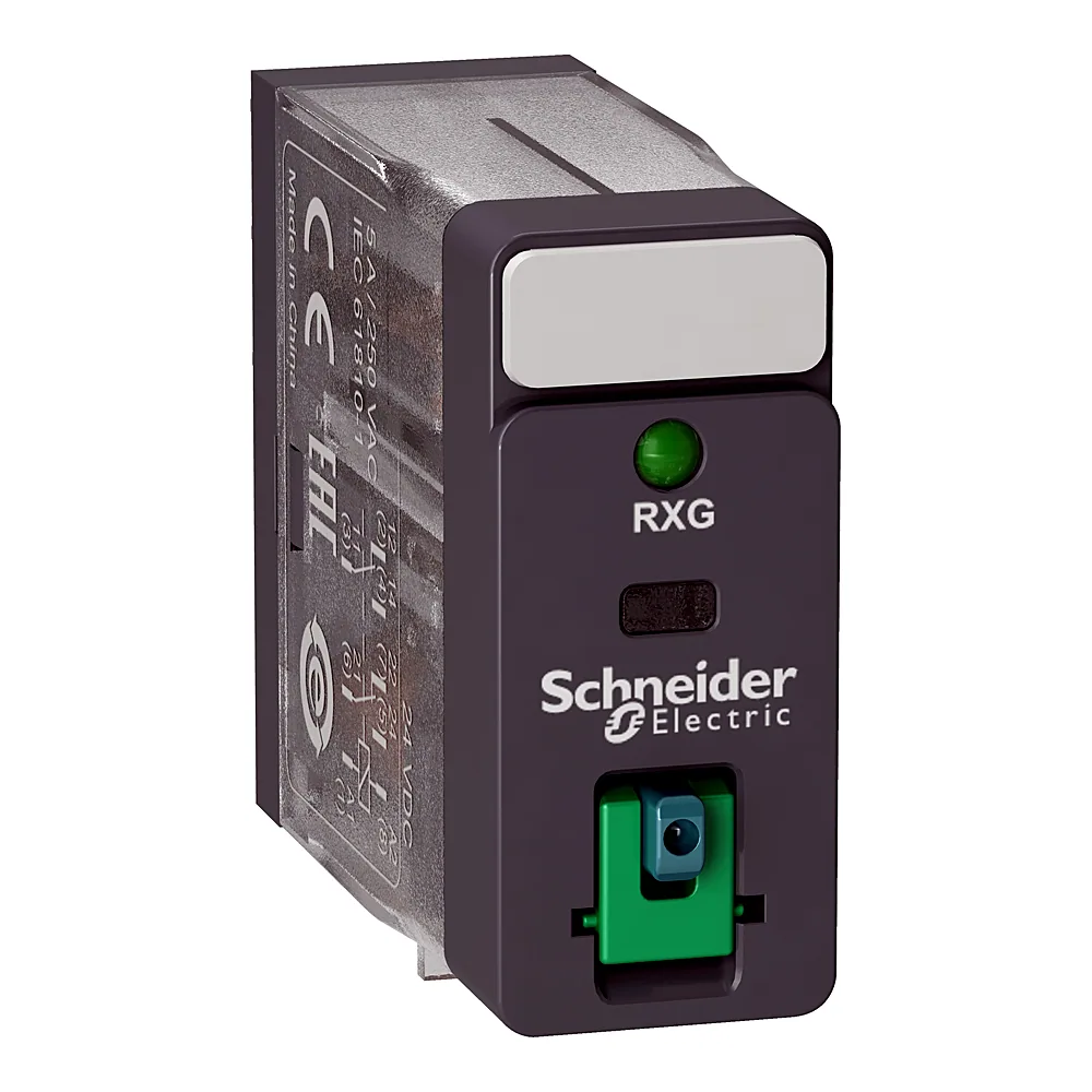 Реле проміжне RXG 2CO 5 А 12 В DC зі світлодіодом Schneider Electric RXG22JD