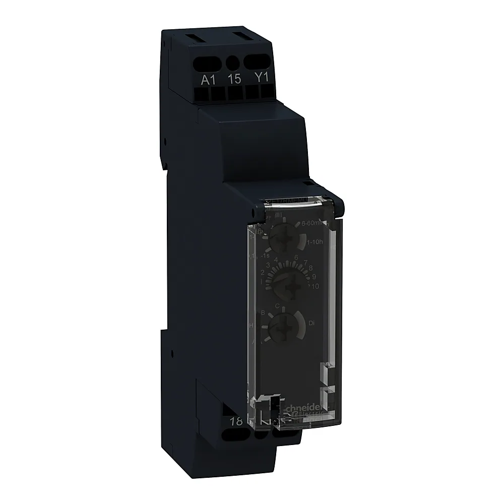 Реле часу модульне багатофункціональне 24-240 В AC 24 В DC 17,5 мм Schneider Electric RE17RMEMU