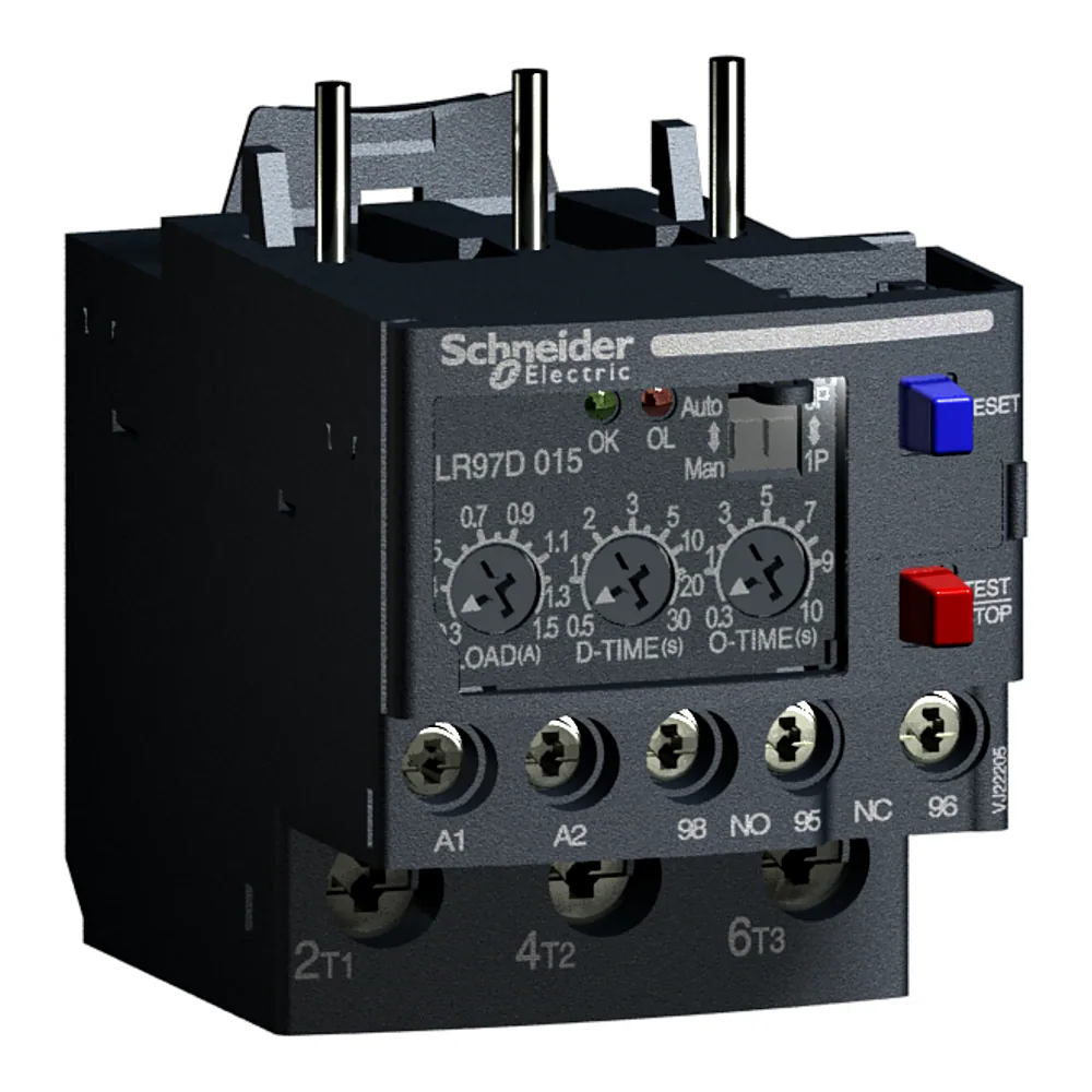 Електронне реле перевантаження TeSys Deca 5-25 А живлення 24 В AC/DC 1CO Schneider Electric LR97D25B