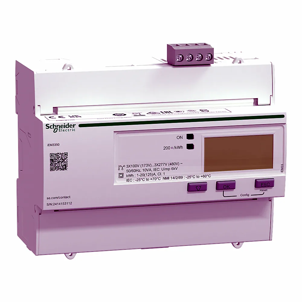 Лічильник електроенергії Acti9 iEM3350 3-фазний Modbus 125 А Schneider Electric A9MEM3350