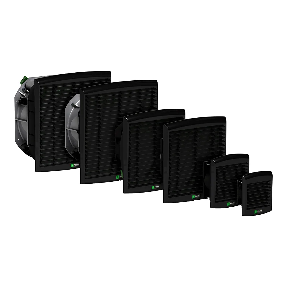 Вентилятор ClimaSys CV 38 м³/год 230 В AC виріз 92х92 мм фільтр G2 Schneider Electric NSYCVF38M230DG