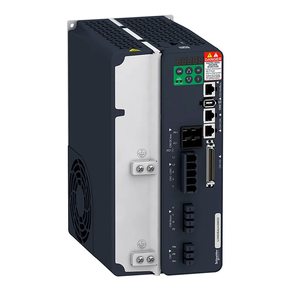 Сервопривод Lexium LXM28 3-фазний 220 В 4,5 кВт Schneider Electric LXM28AU45M3X