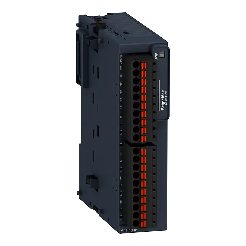 Модуль розширення Modicon TM3 4 аналогові входи 12 біт пружинні затискачі Schneider Electric TM3AI4G