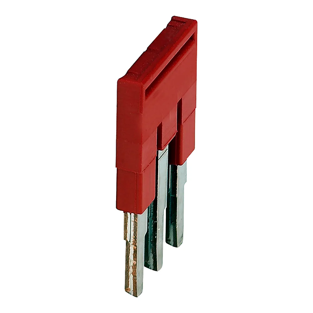 Перемичка втична Sarel 3-контактна для клем 2,5 мм² червона Schneider Electric NSYTRAL23