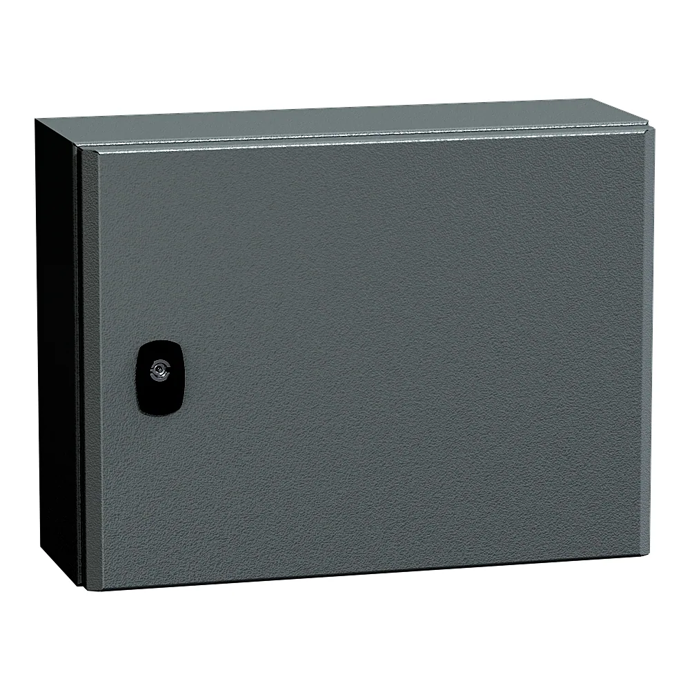 Шафа металева Spacial S3D 300х400х150 мм IP66 з монтажною панеллю Schneider Electric NSYS3D3415P