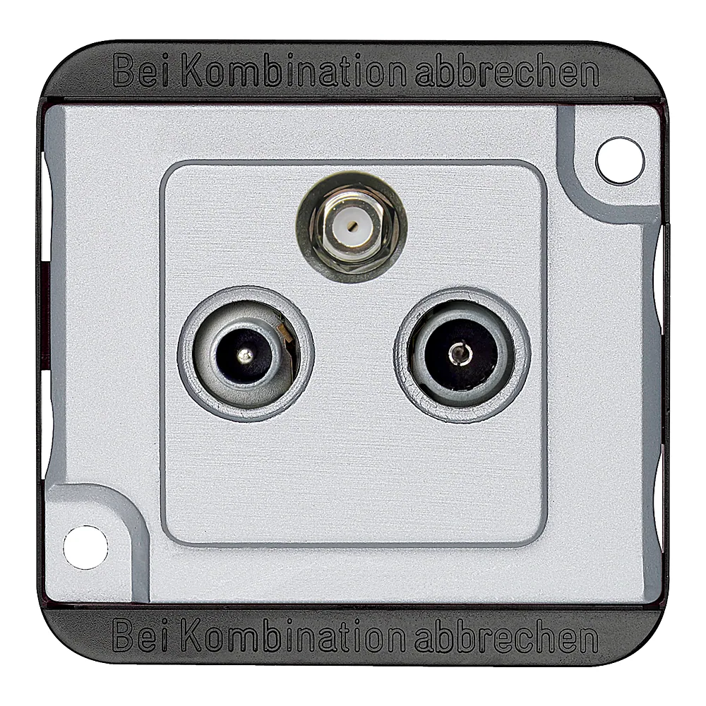 Розетка SAT Panzer 3 виходи Schneider Electric 259160