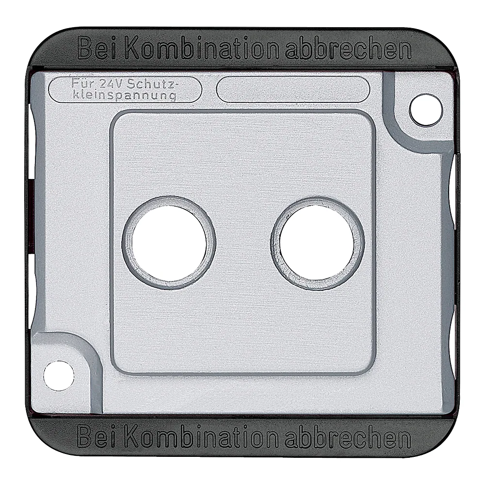 Накладка механізму антенної розетки Panzer 2 виходи Schneider Electric 294660