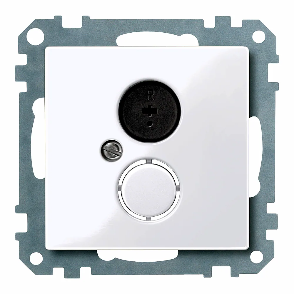 Розетка аудіо System M активно-біла глянцева Schneider Electric 296925